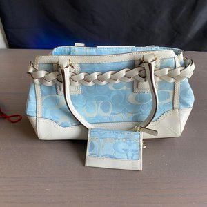 Genuine Coach Bag & Wallet Set